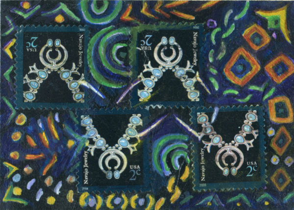 Navajo Necklace stamps